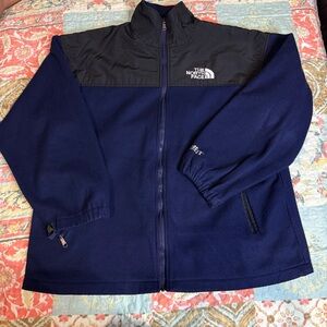 Vintage The North Face Men's Navy and Black Performance Jacket Goretex L Outdoor